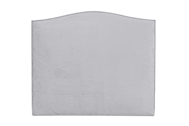 Malta Sengegavl 160 cm, Lysegrå / Fløyel