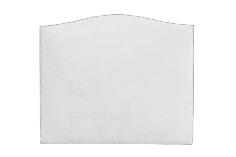 Malta Sengegavl 180 cm, Hvit / Fløyel