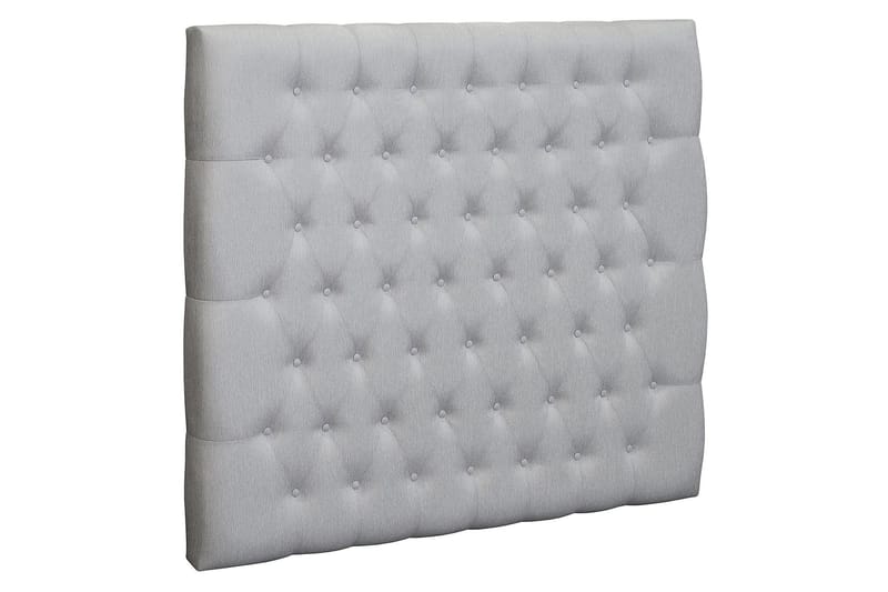 Meja Diamond Sengegavl 140x120 - Lysegrå - Møbler - Senger - Sengetilbehør & sengegavl - Sengegavl