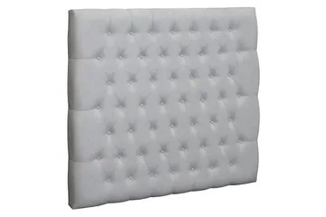 Meja Diamond Sengegavl 140x120 - Lysegrå - Møbler - Senger - Sengetilbehør & sengegavl - Sengegavl