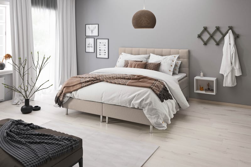 Montana Sengegavl 120 cm - Beige - Møbler - Senger - Sengetilbehør & sengegavl - Sengegavl