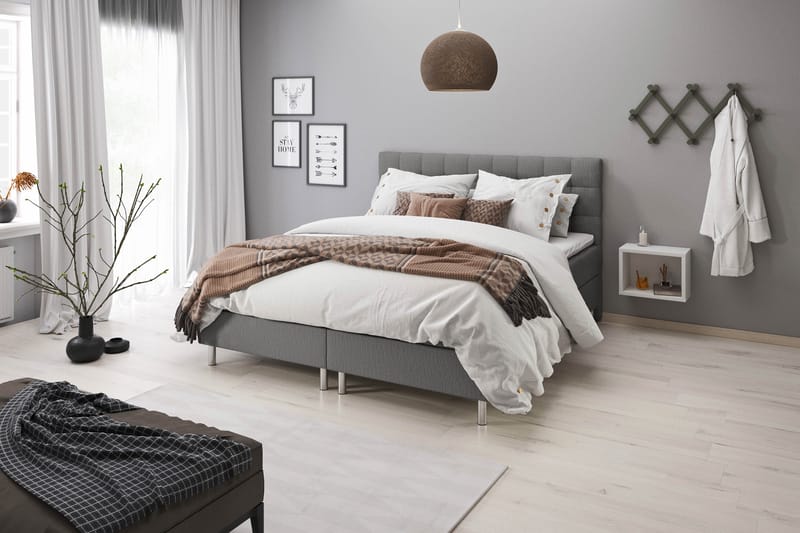 Montana Sengegavl 80 cm - Grå - Møbler - Senger - Sengetilbehør & sengegavl - Sengegavl