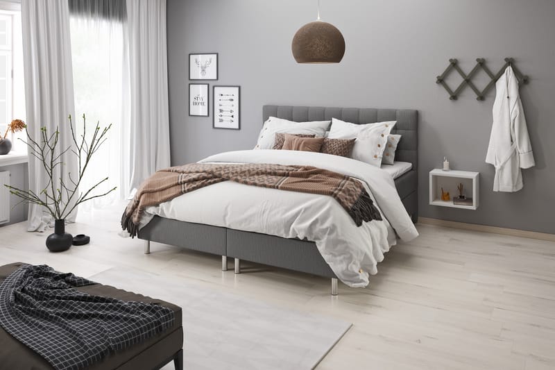 Montana Sengegavl 80 cm - Lysegrå - Møbler - Senger - Sengetilbehør & sengegavl - Sengegavl