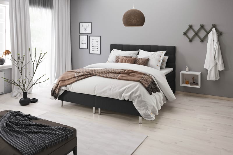 Montana Sengegavl 90 cm - Mørkegrå - Møbler - Senger - Sengetilbehør & sengegavl - Sengegavl