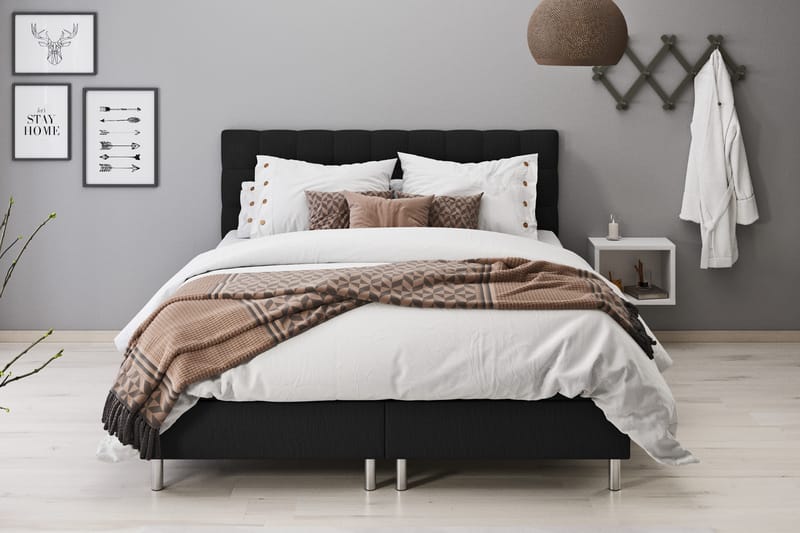 Montana Sengegavl 90 cm - Svart - Møbler - Senger - Sengetilbehør & sengegavl - Sengegavl