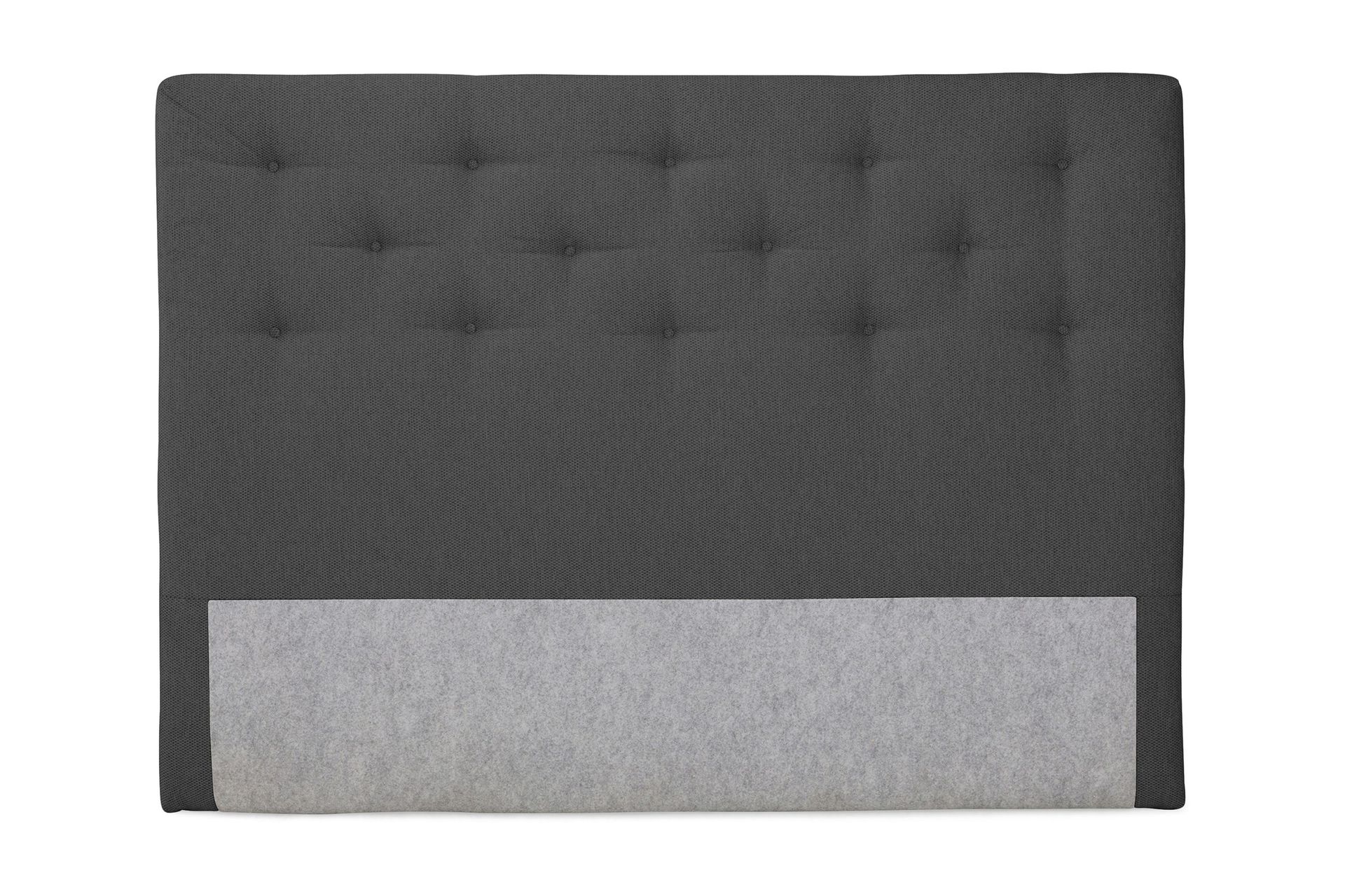 Nice Deluxe Sengegavl 140x200 cm - Mørkegrå