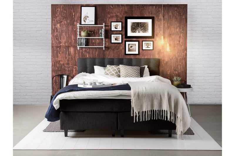 Pascale Sengegavl 160 cm - Svart - Møbler - Senger - Sengetilbehør & sengegavl - Sengegavl