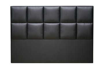 Qvant Sengegavl 180 cm - Svart Økolær - Møbler - Senger - Sengetilbehør & sengegavl - Sengegavl