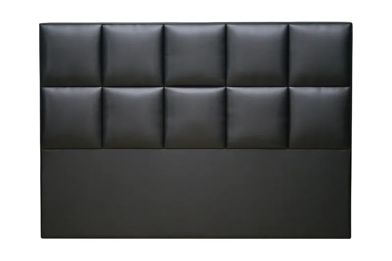 Qvant Sengegavl 210 cm, Svart Økolær