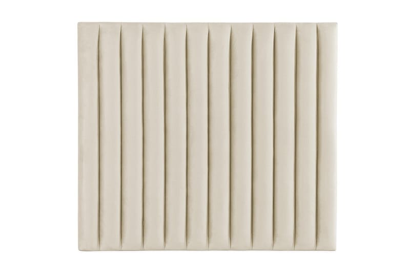 Rakel Sengegavl 120cm - Beige/Fløyel - Møbler - Senger - Sengetilbehør & sengegavl - Sengegavl