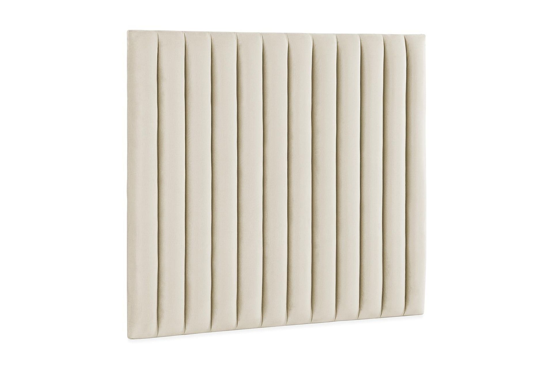 Rakel Sengegavl 120cm - Beige/Fløyel - Møbler - Senger - Sengetilbehør & sengegavl - Sengegavl