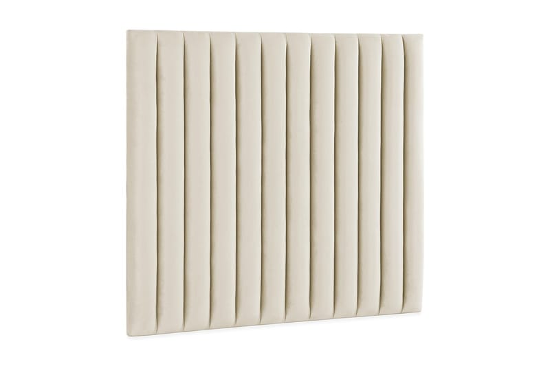 Rakel Sengegavl 120cm - Beige/Fløyel - Møbler - Senger - Sengetilbehør & sengegavl - Sengegavl