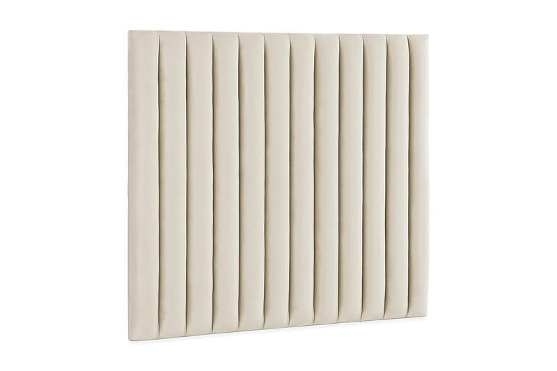 Rakel Sengegavl 140cm - Beige/Fløyel - Møbler - Senger - Sengetilbehør & sengegavl - Sengegavl