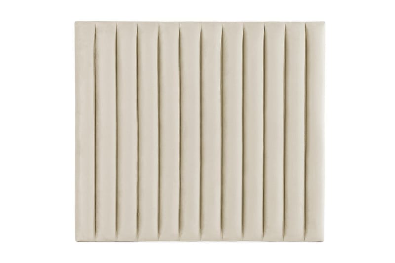Rakel Sengegavl 140cm - Beige/Fløyel - Møbler - Senger - Sengetilbehør & sengegavl - Sengegavl