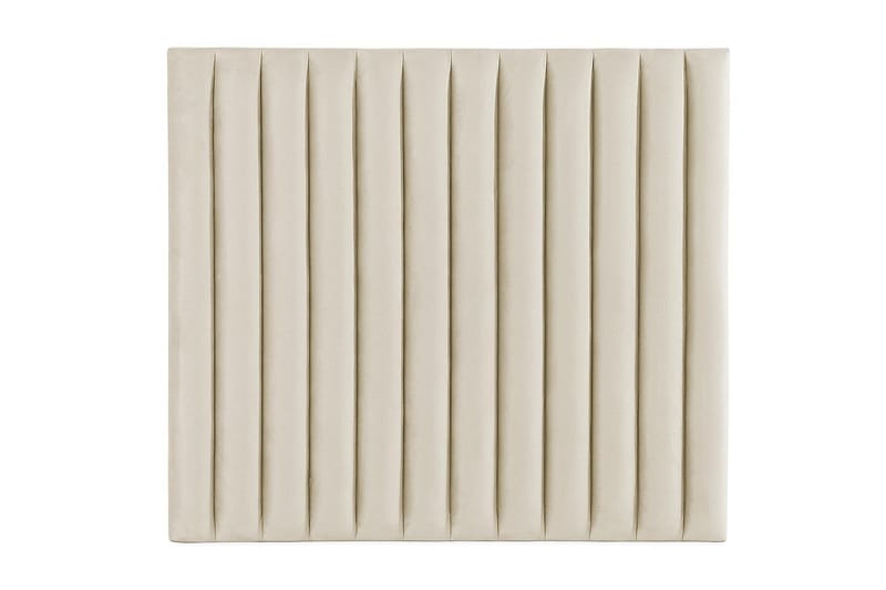 Rakel Sengegavl 140cm - Beige/Fløyel - Møbler - Senger - Sengetilbehør & sengegavl - Sengegavl