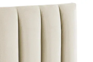 Rakel Sengegavl 140cm - Beige/Fløyel - Møbler - Senger - Sengetilbehør & sengegavl - Sengegavl