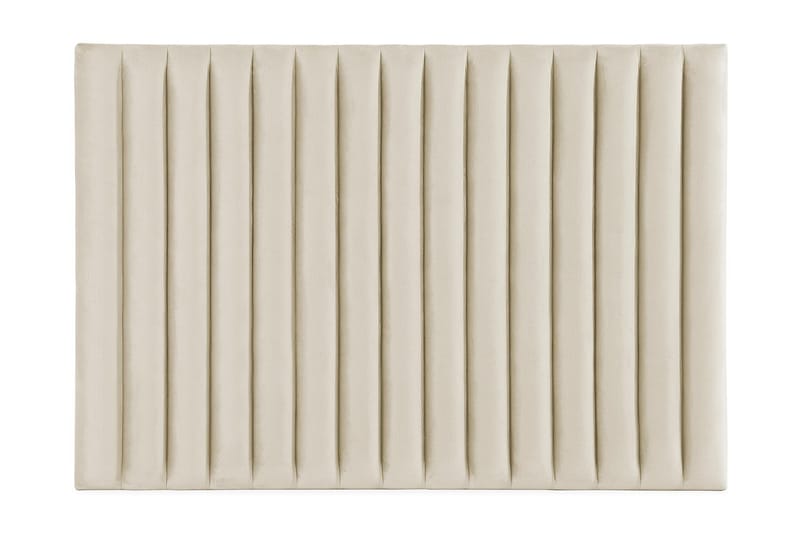 Rakel Sengegavl 160cm - Beige/Fløyel - Møbler - Senger - Sengetilbehør & sengegavl - Sengegavl