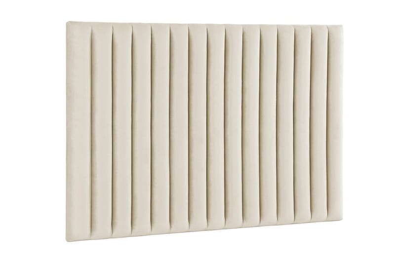 Rakel Sengegavl 160cm - Beige/Fløyel - Møbler - Senger - Sengetilbehør & sengegavl - Sengegavl