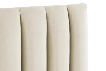 Rakel Sengegavl 160cm - Beige/Fløyel - Møbler - Senger - Sengetilbehør & sengegavl - Sengegavl
