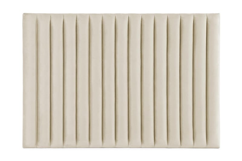 Rakel Sengegavl 180cm, Beige/Fløyel