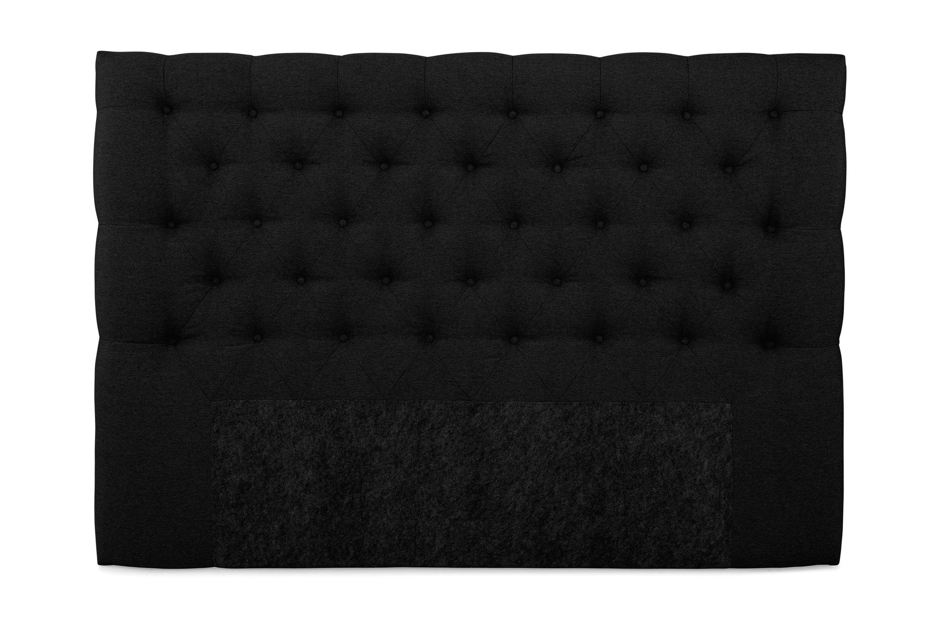 Royal Sengegavl 160 cm - Svart - Møbler - Senger - Sengetilbehør & sengegavl - Sengegavl