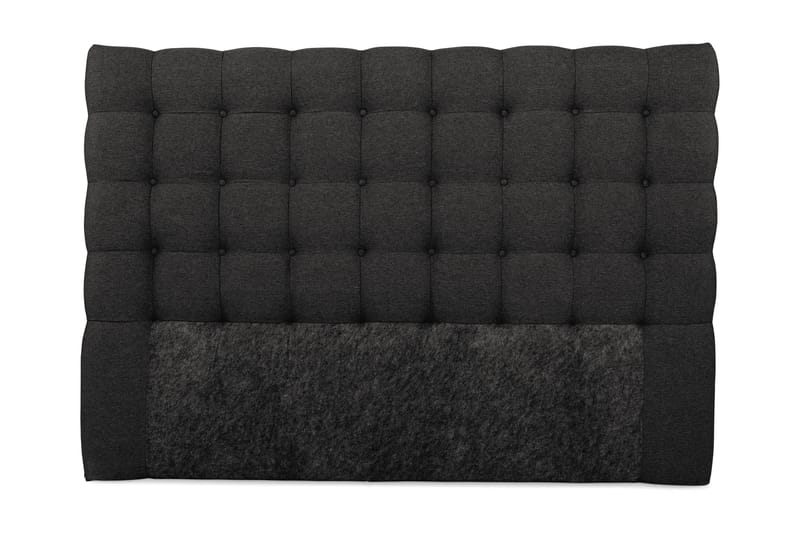 Royal Sengegavl med Knapper 180 cm - Mørkegrå - Møbler - Senger - Sengetilbehør & sengegavl - Sengegavl