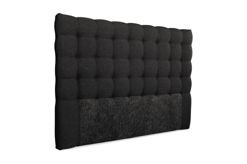 Royal Sengegavl med Knapper 180 cm - Mørkegrå - Møbler - Senger - Sengetilbehør & sengegavl - Sengegavl