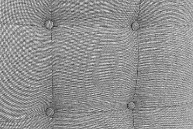 Royal Sengegavl med Knapper 80 cm - Lysegrå - Møbler - Senger - Sengetilbehør & sengegavl - Sengegavl