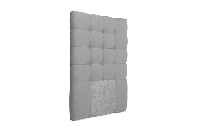 Royal Sengegavl med Knapper 80 cm - Lysegrå - Møbler - Senger - Sengetilbehør & sengegavl - Sengegavl