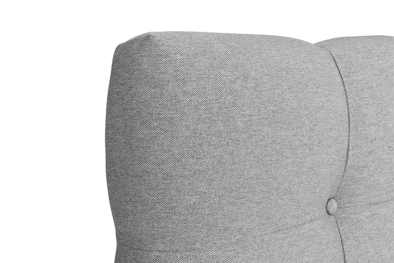 Royal Sengegavl med Knapper 80 cm - Lysegrå - Møbler - Senger - Sengetilbehør & sengegavl - Sengegavl