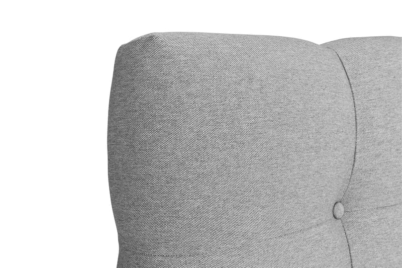 Royal Sengegavl med Knapper 80 cm - Lysegrå - Møbler - Senger - Sengetilbehør & sengegavl - Sengegavl