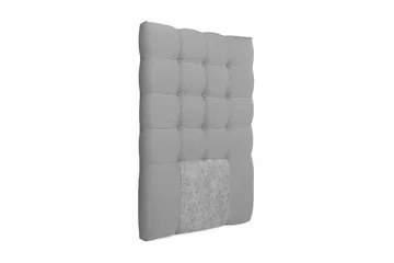 Royal Sengegavl med Knapper 80 cm - Lysegrå - Møbler - Senger - Sengetilbehør & sengegavl - Sengegavl
