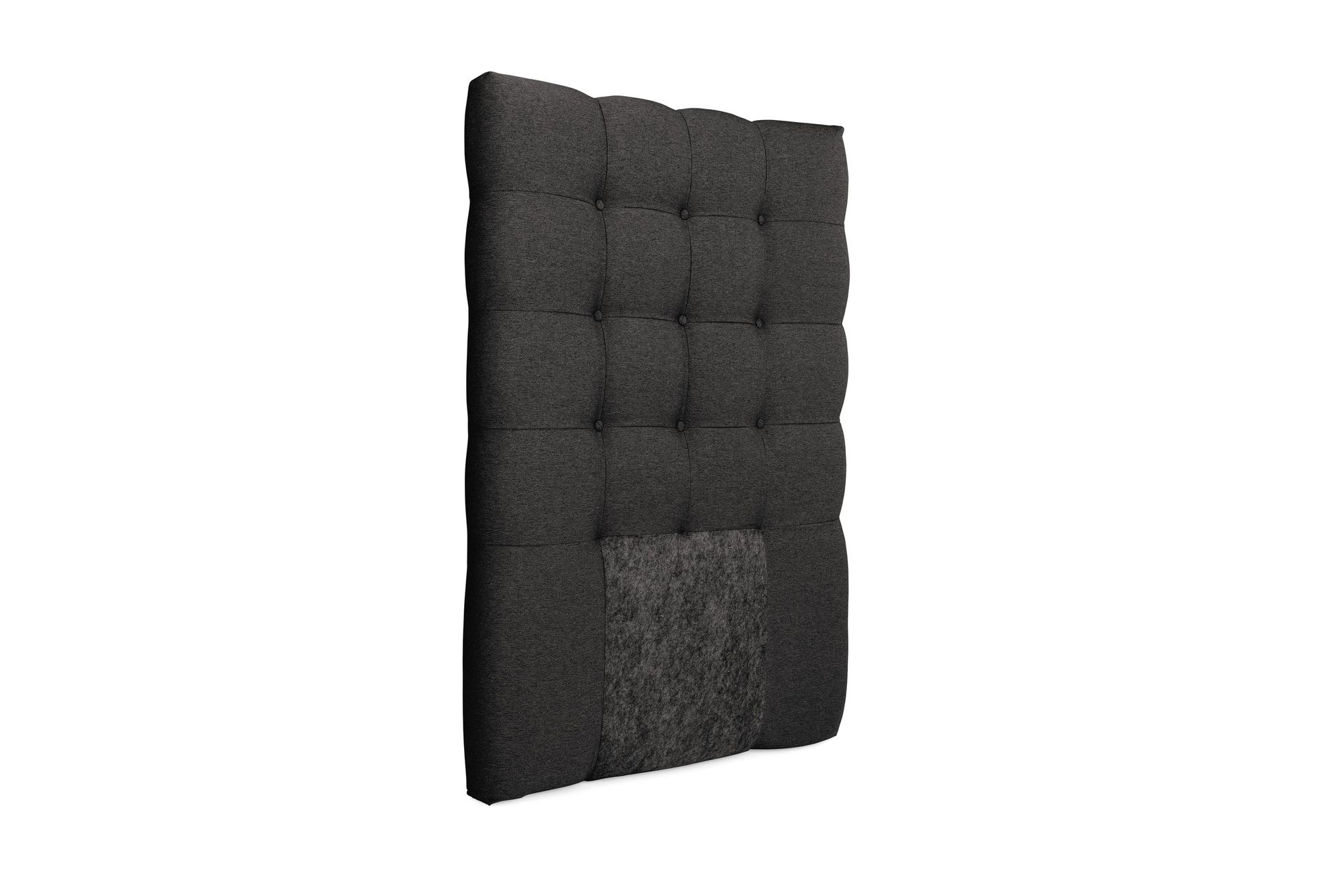 Royal Sengegavl med Knapper 80 cm - Mørkegrå - Møbler - Senger - Sengetilbehør & sengegavl - Sengegavl