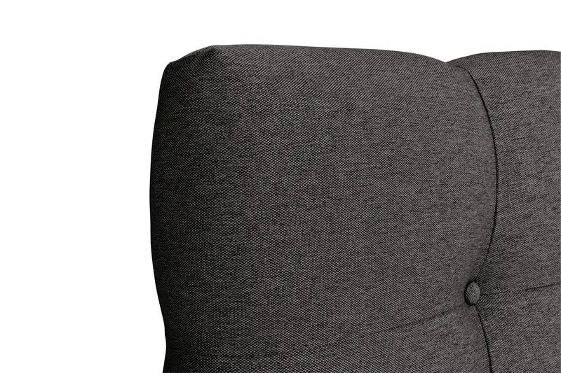 Royal Sengegavl med Knapper 90 cm - Mørkegrå - Møbler - Senger - Sengetilbehør & sengegavl - Sengegavl