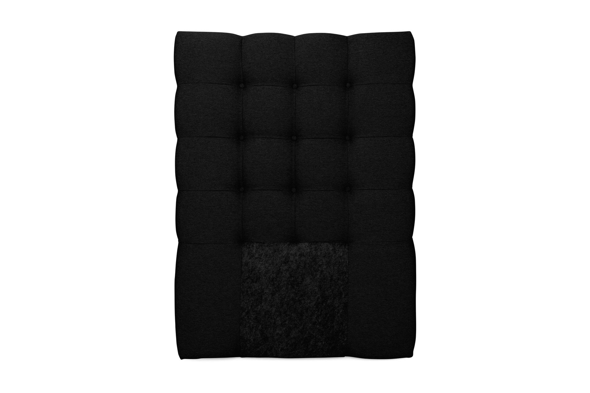 Royal Sengegavl med Knapper 90 cm - Svart - Møbler - Senger - Sengetilbehør & sengegavl - Sengegavl