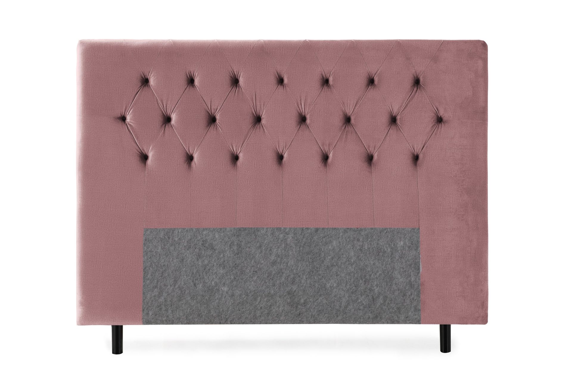 Royal Velvet Sengegavl 160 cm - Rosa Fløyel