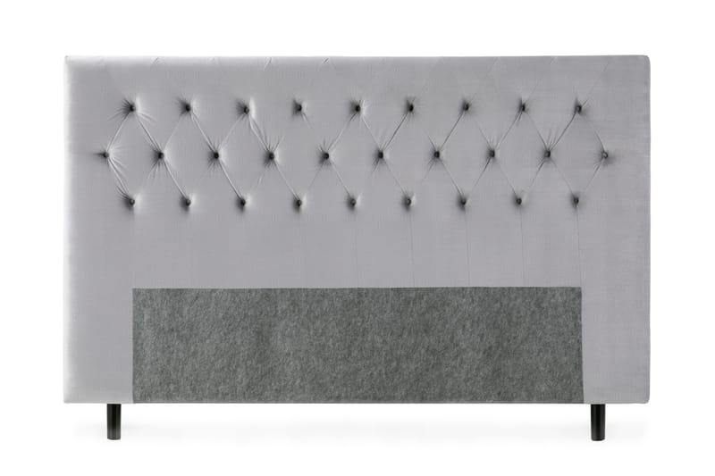 Royal Velvet Sengegavl 210, Lysegrå Fløyel