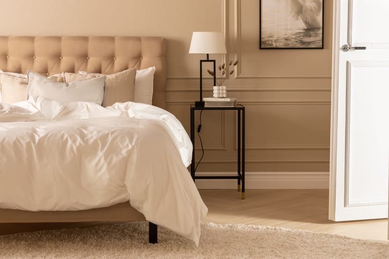 Scarlett Dypheftet gavl 140 - Beige - Møbler - Senger - Sengetilbehør & sengegavl - Sengegavl