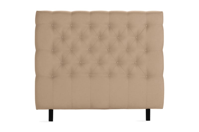 Scarlett Dypheftet gavl 140 - Beige - Møbler - Senger - Sengetilbehør & sengegavl - Sengegavl