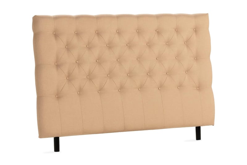 Scarlett Dypheftet gavl 150 - Beige - Møbler - Senger - Sengetilbehør & sengegavl - Sengegavl