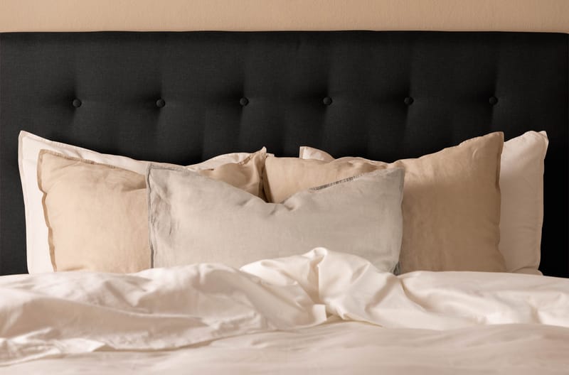 Scarlett Glatt gavl 90 - Svart - Møbler - Senger - Sengetilbehør & sengegavl - Sengegavl