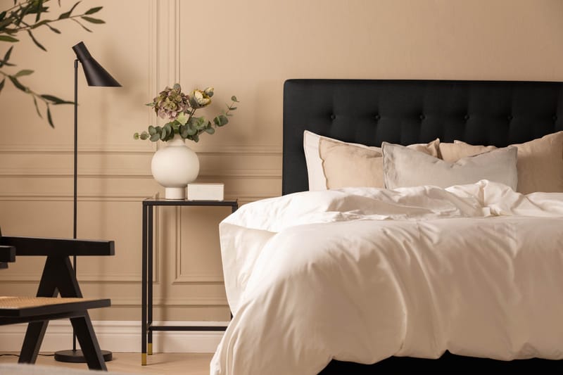 Scarlett Glatt gavl 90 - Svart - Møbler - Senger - Sengetilbehør & sengegavl - Sengegavl