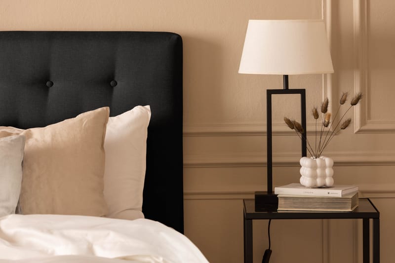 Scarlett Glatt gavl 90 - Svart - Møbler - Senger - Sengetilbehør & sengegavl - Sengegavl