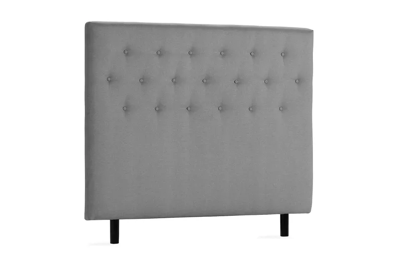 Scarlett Knappet gavl 120 - Grå - Møbler - Senger - Sengetilbehør & sengegavl - Sengegavl