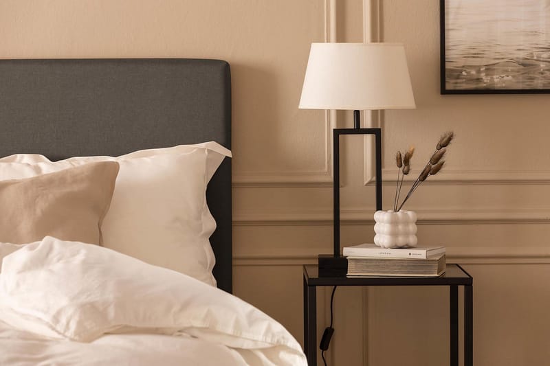 Scarlett Knappet gavl 120 - Mørkegrå - Møbler - Senger - Sengetilbehør & sengegavl - Sengegavl