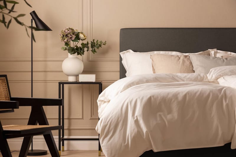 Scarlett Knappet gavl 120 - Mørkegrå - Møbler - Senger - Sengetilbehør & sengegavl - Sengegavl