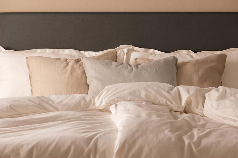 Scarlett Knappet gavl 120 - Mørkegrå - Møbler - Senger - Sengetilbehør & sengegavl - Sengegavl