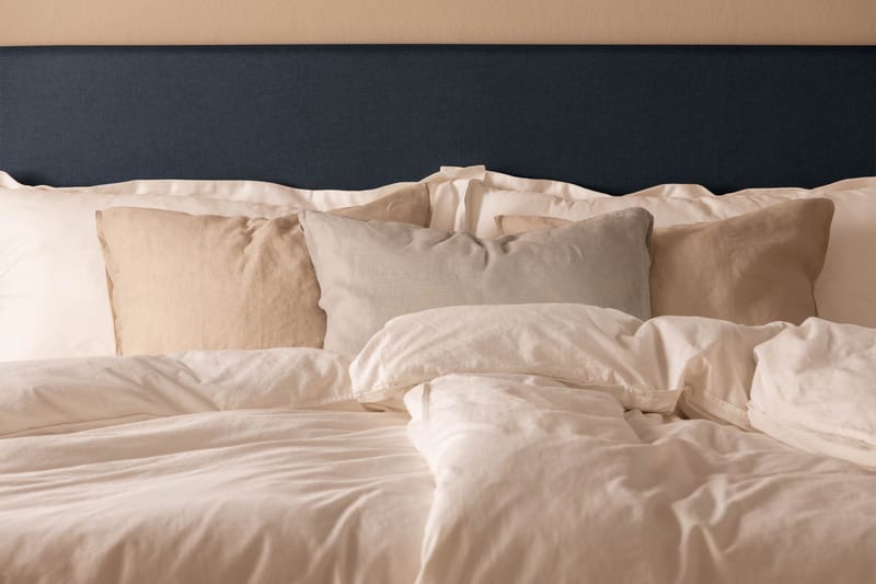 Scarlett Knappet gavl 140 - Blå - Møbler - Senger - Sengetilbehør & sengegavl - Sengegavl