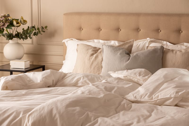 Scarlett Knappet gavl 180 - Beige - Møbler - Senger - Sengetilbehør & sengegavl - Sengegavl