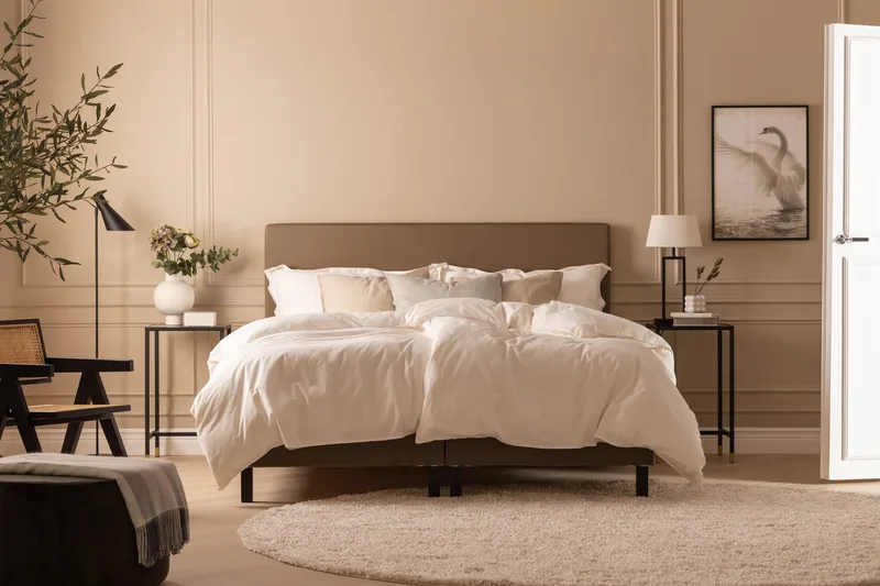 Scarlett Knappet gavl 90 - Brun - Møbler - Senger - Sengetilbehør & sengegavl - Sengegavl